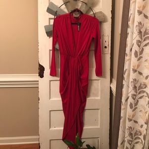 Hazel and Olive sexy red dress